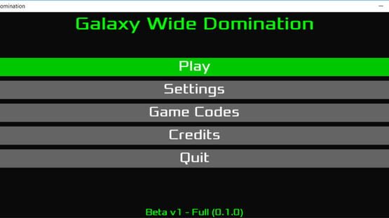 Screenshot Galaxy Wide Domination