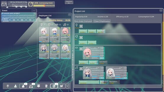 Screenshot Game Tech Simulator