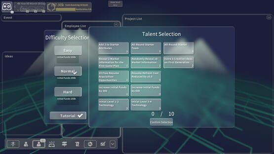 Screenshot Game Tech Simulator