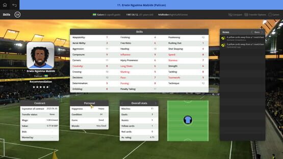 Screenshot Global Soccer Manager 2019
