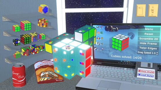 Screenshot Glow Cubes