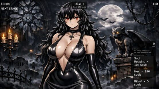 Screenshot Goth Clicker