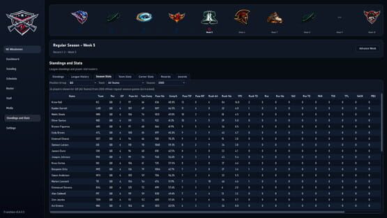 Screenshot Gridiron Football League