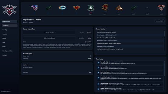 Screenshot Gridiron Football League