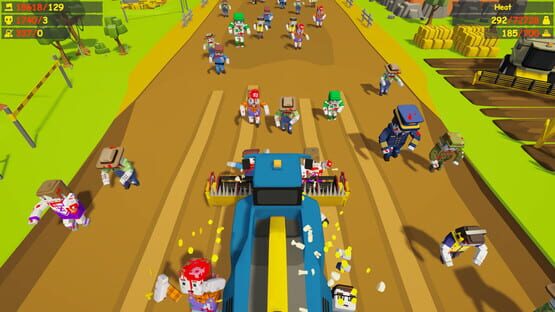 Screenshot Harvester vs. Zombies