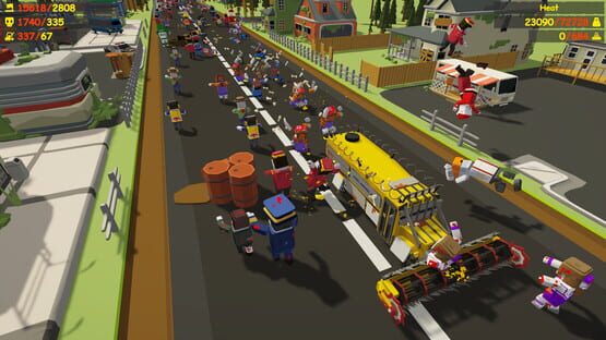 Screenshot Harvester vs. Zombies