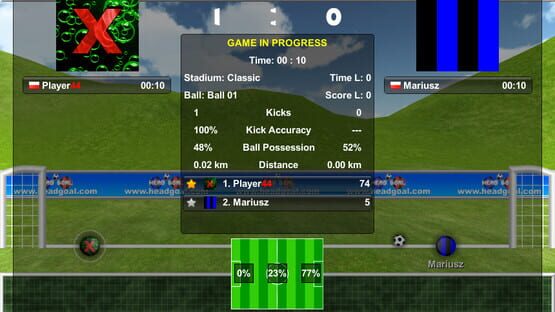 Screenshot Head Goal: Soccer Online