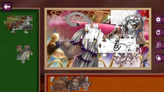 Screenshot Hentai Jigsaw Photo Studio: Neko Girls