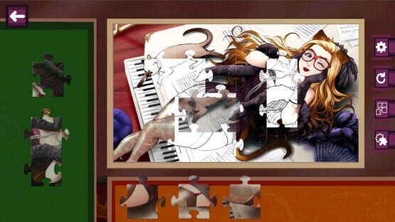 Screenshot Hentai Jigsaw Photo Studio: Neko Girls