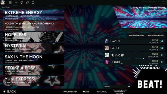 Screenshot HexaBeat!