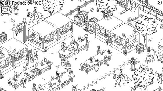 Screenshot Hidden Cats In Japanese Village