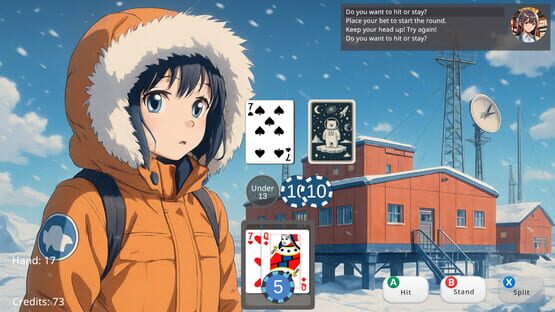 Screenshot Hit and Stand Blackjack