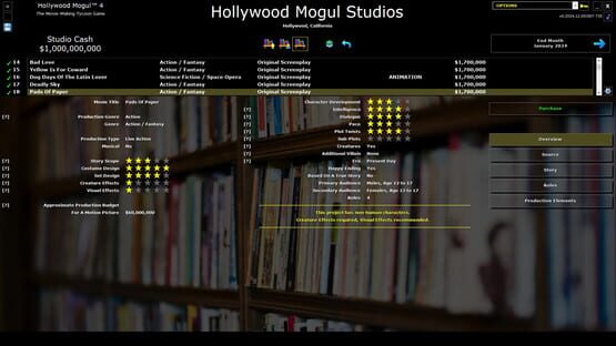 Screenshot Hollywood Mogul 4