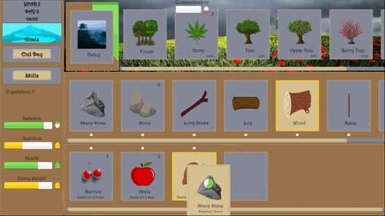Screenshot Humanolve: A Human Evolution Card Saga
