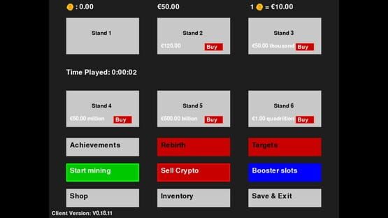 Screenshot Idle Crypto Mining