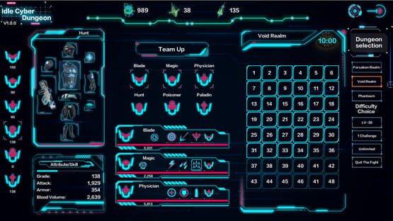 Screenshot Idle Cyber Dungeon