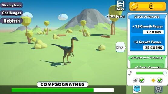 Screenshot Idle Dino