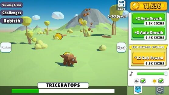 Screenshot Idle Dino