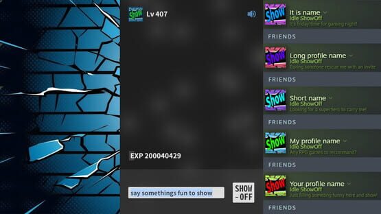 Screenshot Idle ShowOff