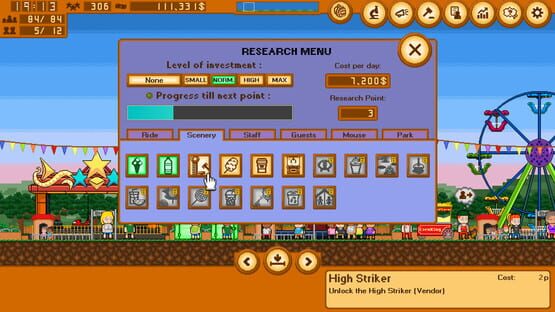 Screenshot Idler Coaster