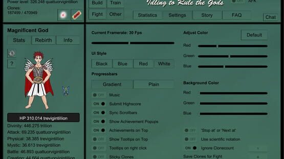 Screenshot Idling to Rule the Gods