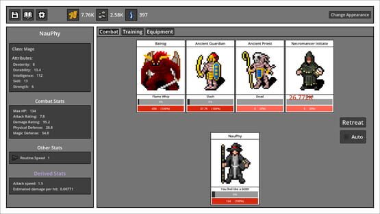 Screenshot Incremental Dungeon