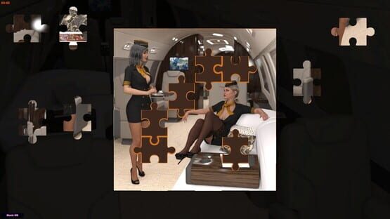 Screenshot Jigsaw Novel: Naughty Stewardesses