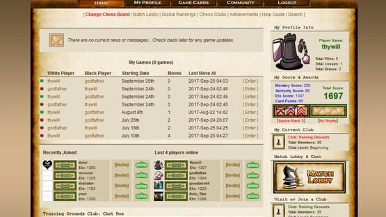 Screenshot King of Crowns Chess Online