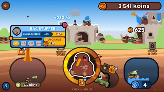 Screenshot Kiwi Clicker