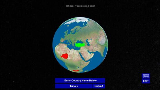 Screenshot Learning Geography: Countries of the World