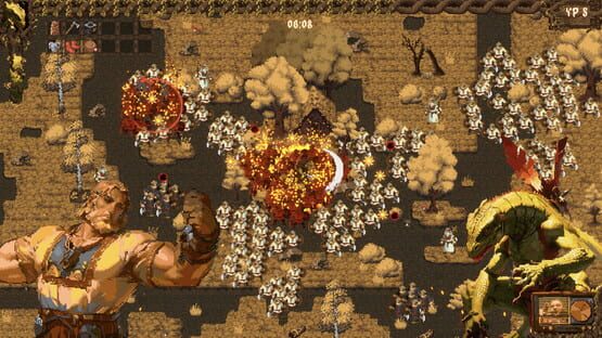Screenshot Lizard Survivors: Battle for Hyperborea