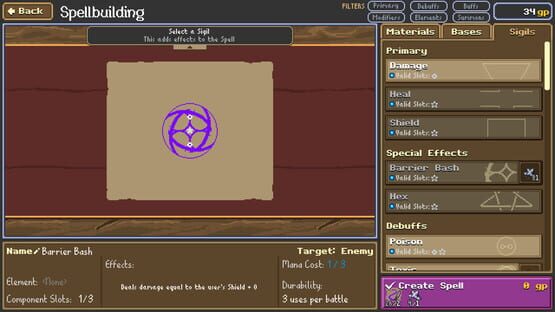 Screenshot Magecraft: Spellbuilding