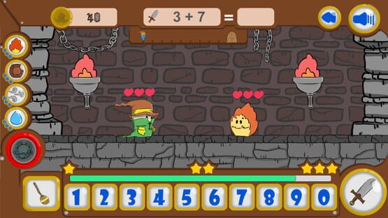 Screenshot Math Castle