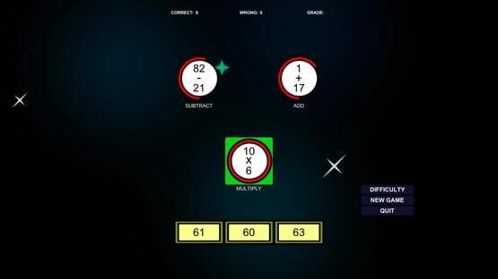 Screenshot Math Speed Challenge