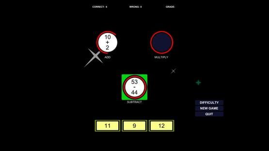 Screenshot Math Speed Challenge