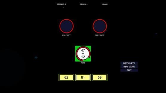Screenshot Math Speed Challenge