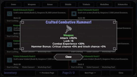 Screenshot Monster Hunting: Incremental Grind Forever