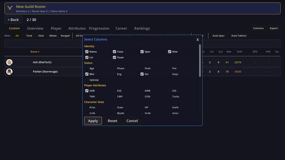 Screenshot Mythic Manager