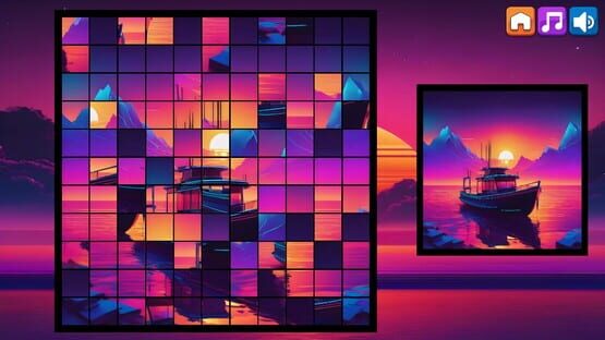 Screenshot OG Puzzlers: Synthwave Boats