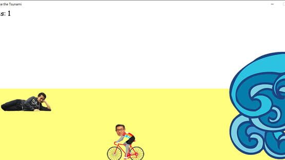 Screenshot Out Bike the Tsunami