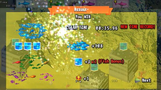 Screenshot Pixel Game Maker Series Fish Tornado