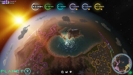 Screenshot PlanetX