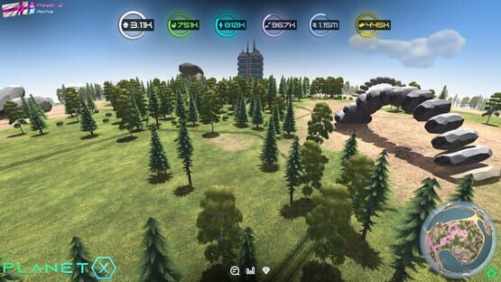 Screenshot PlanetX