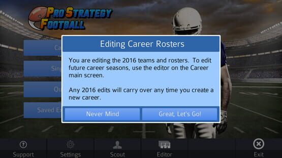 Screenshot Pro Strategy Football 2016