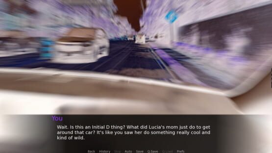 Screenshot Purple Prose for Purple Hearts: **** the Witch