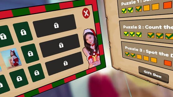 Screenshot Puzzle of Santa Girl VR