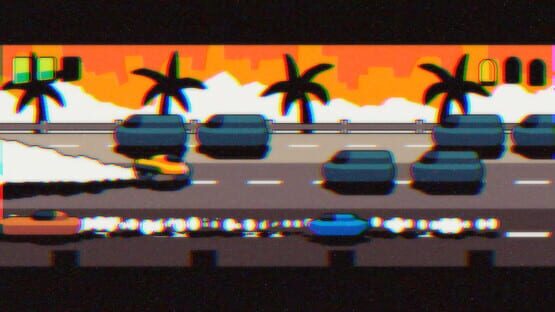 Screenshot Retrowave Road