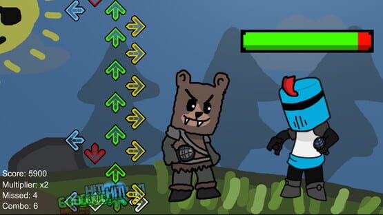 Screenshot Rhythm Knights
