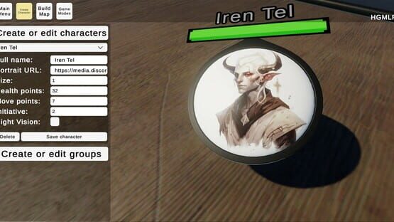 Screenshot Roles & Dice