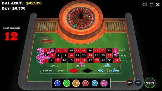 Screenshot Roulette Simulator 2024